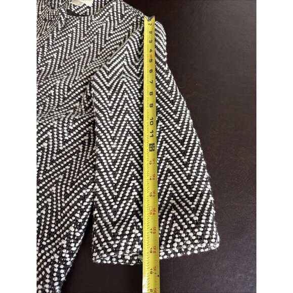 Michael Kors Womens Zigzag Coat L/G Black & White - Picture 11 of 11